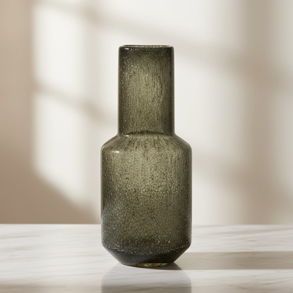 Ara Base Tall Hand Blown Glass Vase