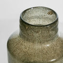 Ara Short Hand Blown Smoky Grey Glass Vase