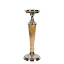 Atlas Modern Wood & Aluminium Candle Stick
