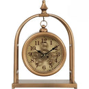 Basil Antique Gold Gear Table Clock 55cm