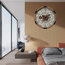 Bloomfield Wooden Gear Wall Clock 63.5cm