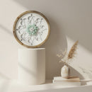 Carved Wood Round Wall Art Frame 70cm