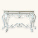 Vintage Wrought Iron Console Table - 138cm