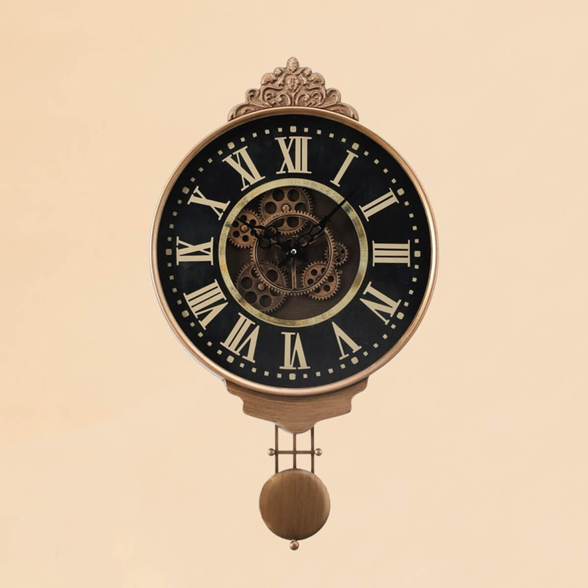 Kent Vintage Pendulum Wall Clock 63cm