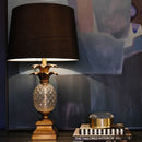 Langley Pineapple Glass Table Lamp 66cm