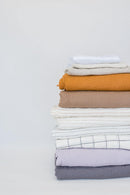 Linen Quilt Cover Set - Charcoal - Queen/King Size