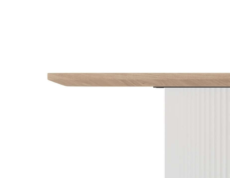 Mimi Natural White Round Coffee Table 80cm