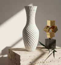 Modern 3D Geometric Ceramic Flower Vase