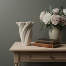 Modern Sculptural 3D Printed Porcelain Vase