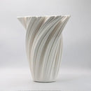 Modern Sculptural 3D Printed Porcelain Vase