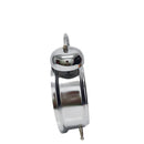 Newton Bell Silver Exposed Gear Clock 25cm