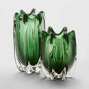 Noria Small Radiant Green Glass Bud Vase