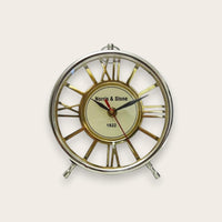 Norris Modern Round Mantel Clock - 24cm