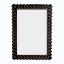 Carved Leaf Wooden Wall Mirror