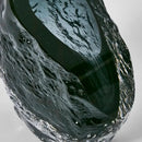 Rook Small Modern Art Deco Smoke Grey Vase