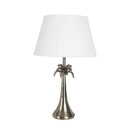 St Vincent Antique Silver Lamp Base 48cm
