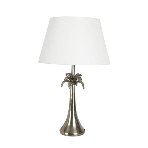 St Vincent Antique Silver Lamp Base 48cm