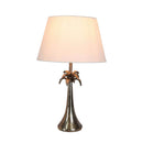 St Vincent Antique Silver Lamp Base 48cm
