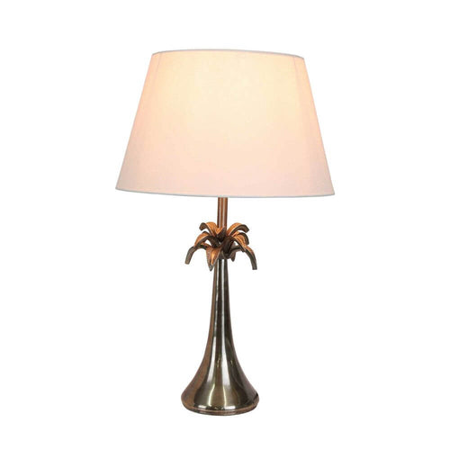 St Vincent Antique Silver Lamp Base 48cm