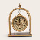 Basil Antique Gold Moving Gear Table Clock - 55cm