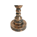 Antique Candle Holder Aged Pillar Rustic Gold - 54cm - Luxury Co