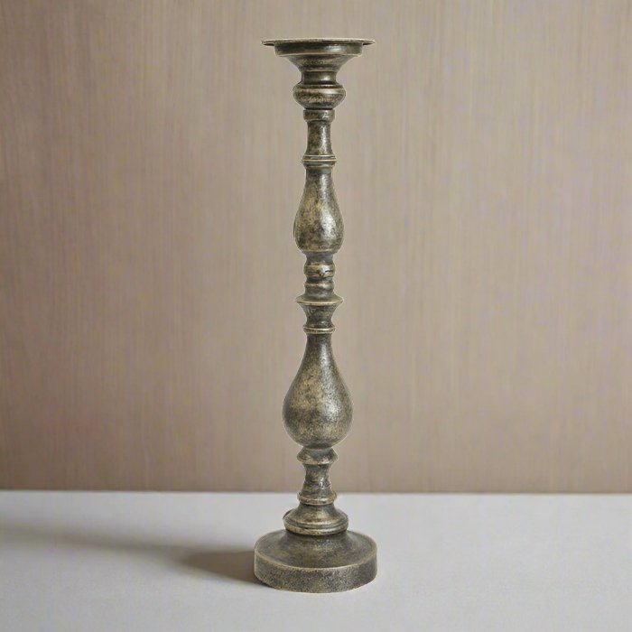 Antique Rustic Gold Candle Holder Tastefully crafted