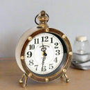 Antique Rustic Gold Kensington Table Clock - Luxury Co