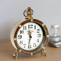 Antique Rustic Gold Kensington Table Clock - Luxury Co