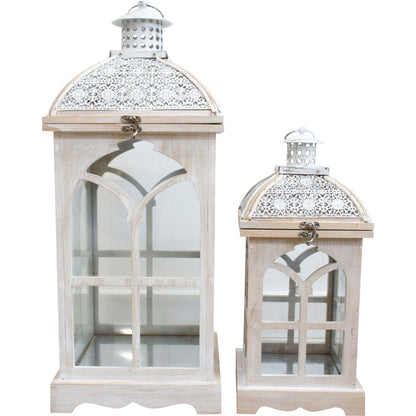 Arabesque Design Candle Lanterns Set - Luxury Co