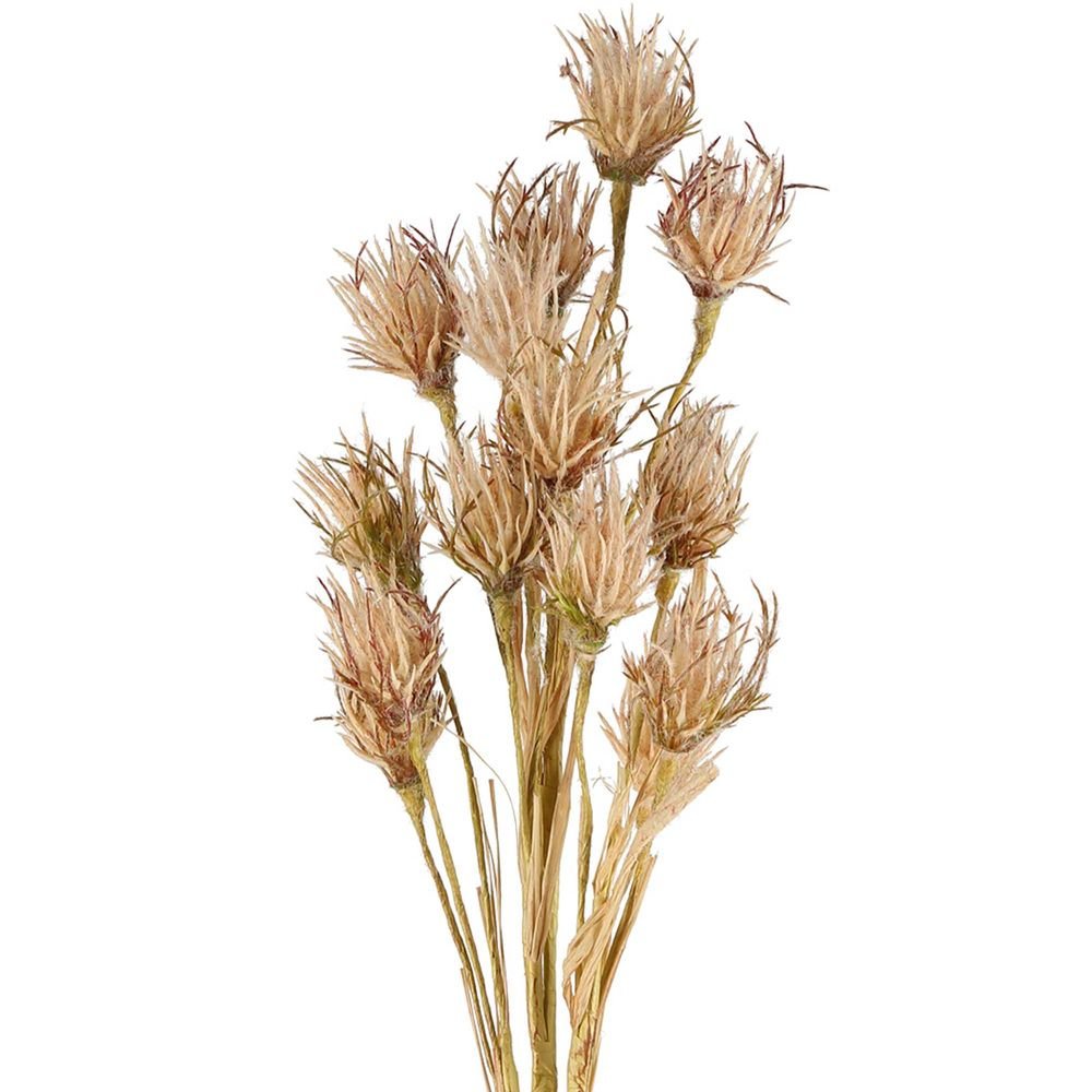 Artificial Wheat Flower Stem Brown Faux Plant Decor 75cm