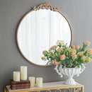 Baroque Gold Round Mirror D60 x 60Cm - Timeless Elegance - Luxury Co