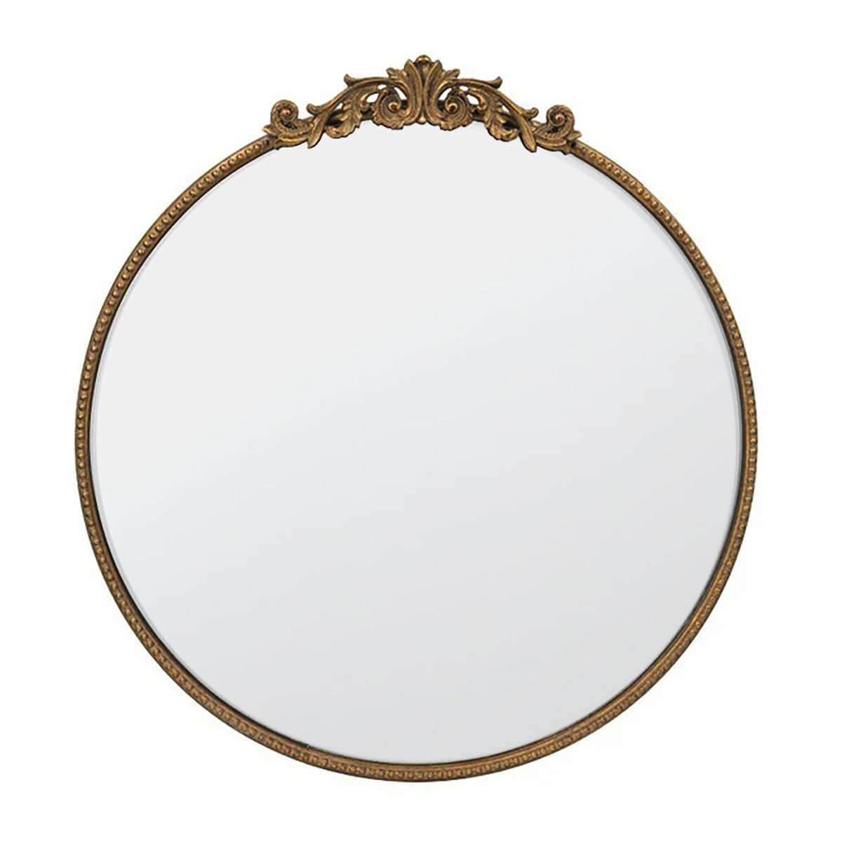 Baroque Gold Round Mirror D60 x 60Cm - Timeless Elegance - Luxury Co