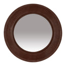 Bowie Mirror Coco Brown PU/MDF Square Frame 70cm - Luxury Co