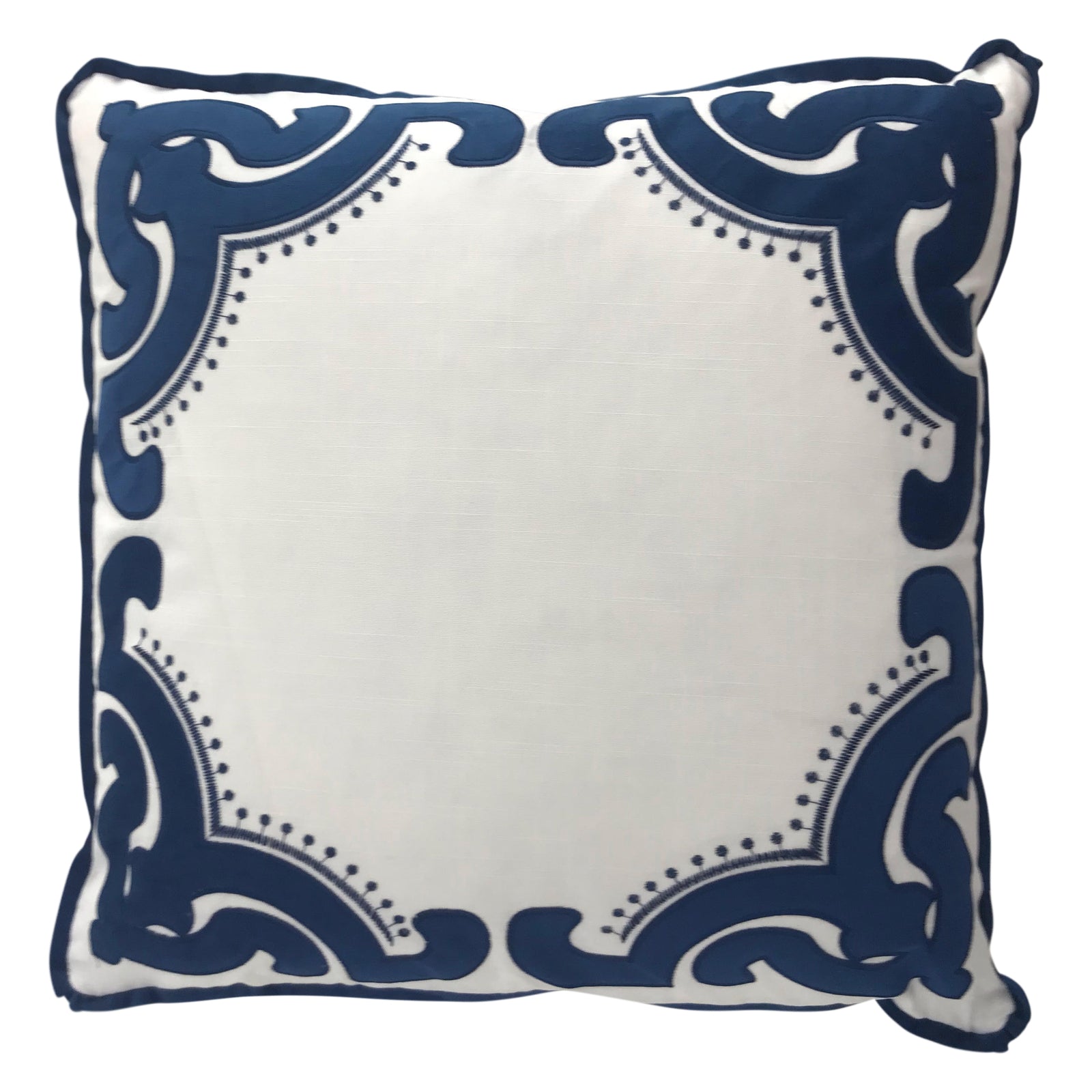 Bronte Navy Velvet Cushion Cover 55x55 cm - Luxury Co