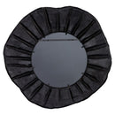 Corfu Wall Mirror Modern Round Shape Black - 102cm - Luxury Co