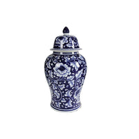 Dasch Design Trellis Ginger Jar Blue White - 46cm - Luxury Co