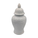 Eros White Zen Style Ginger Jar - Small 37cm - Luxury Co