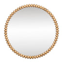 Esme Large Round Wall Mirror Gold Leaf - Luxury Co