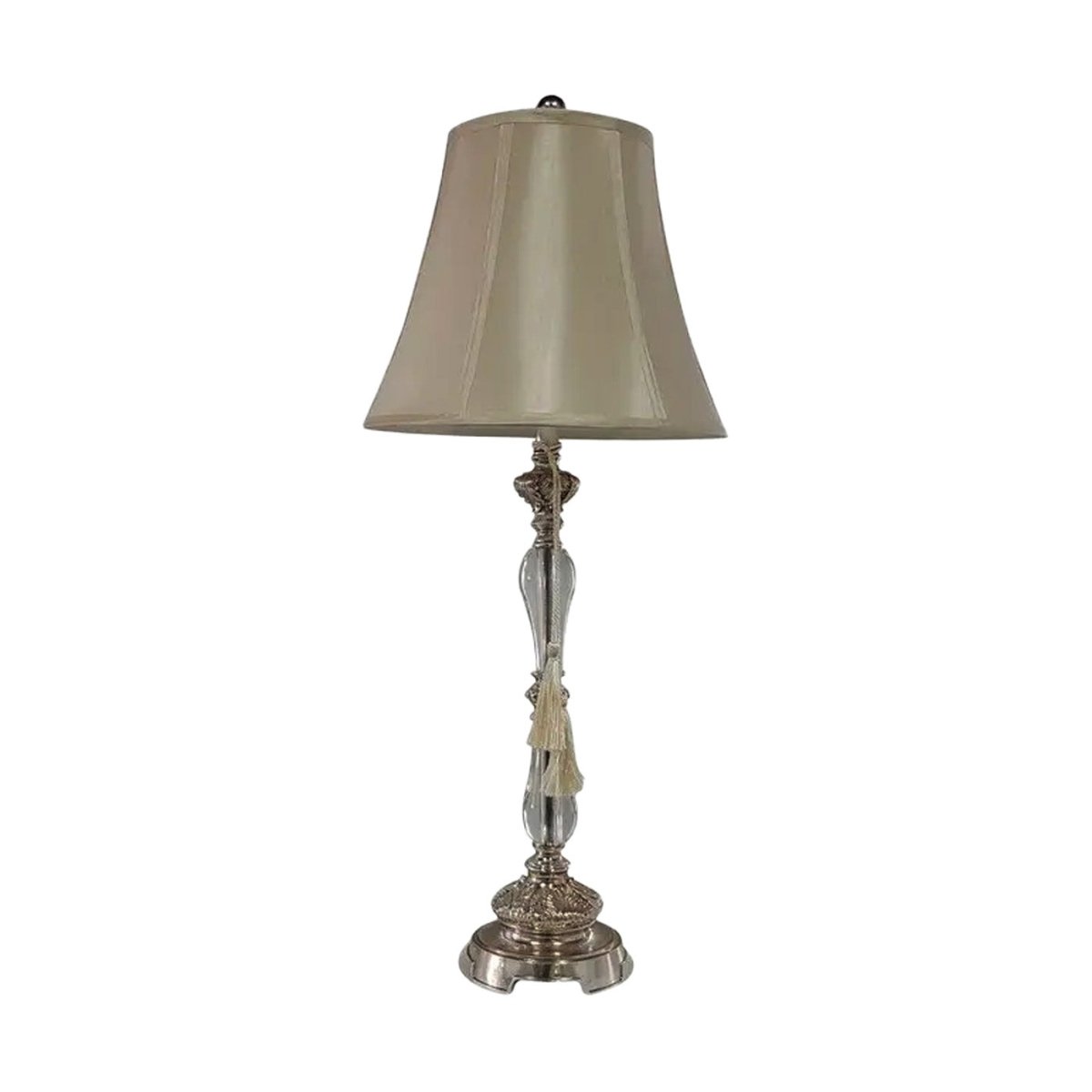 Felicienne Champagne Table Lamp w/Cream Shade