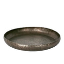 Felix Bronze Hammered Aluminium Tray 44cm - Luxury Co