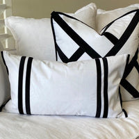 Fremantle Velvet Black Cushion Cover 55x55 cm - Luxury Co