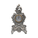 French Baroque Table Clock Vintage White/GrayLuxury Co