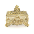 French Country Rustic Gold Jewellery Box 24cm - Luxury Co