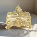 French Country Rustic Gold Jewellery Box 24cm - Luxury Co