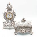 French Vintage Jewellery Box & Clock Set - Luxury Co