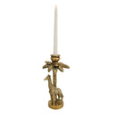 Giraffe Palm Candle Holder - Exotic Resin Decor PieceLuxury Co