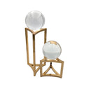 Glass Sphere Table Décor Gold Set - Luxury Co