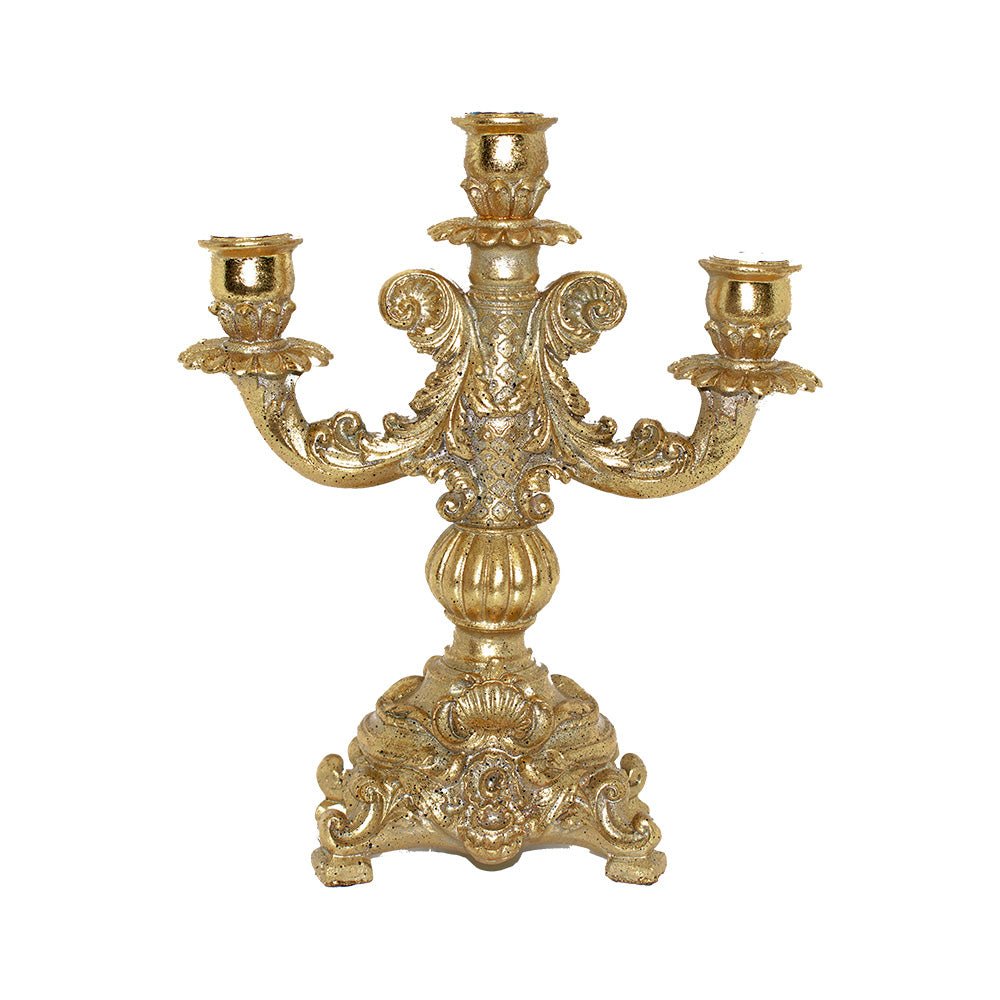 Gold Roman Candlesticks Holder