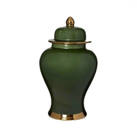 Grenfel Green Porcelain Ginger Jar 37cmHLuxury Co