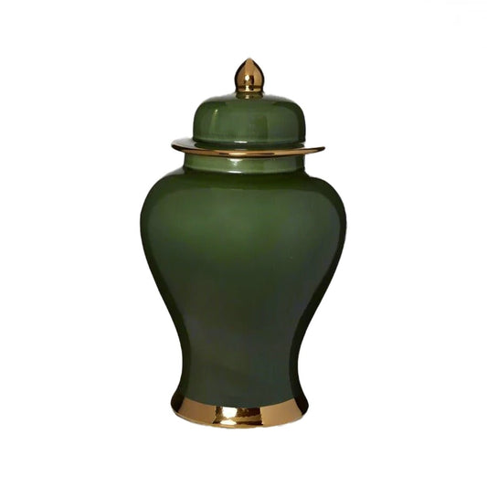 Grenfel Green Porcelain Ginger Jar 37cmHLuxury Co